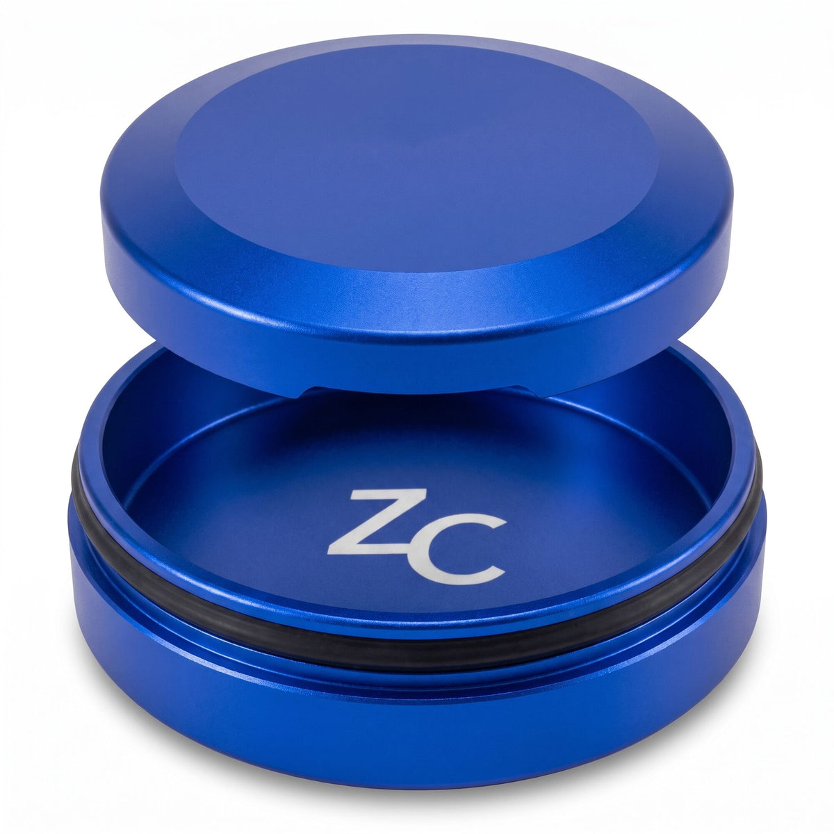 Z Caddy Chonk metal pouch can in blue, holds two full tins of ZYN®-sized pouches, fits VELO, on!, ALP, Grinds and Wip