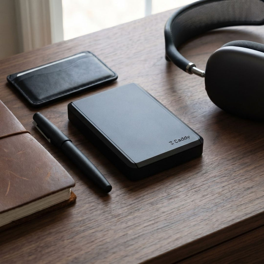 Slide held in hand — a discreet everyday object
